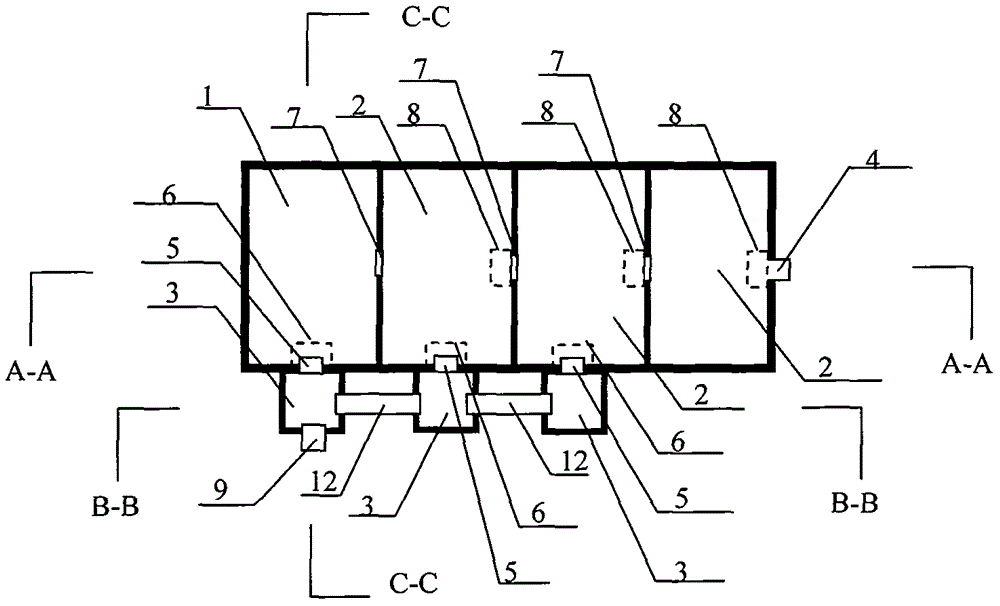 Graded input type slush processing method and device