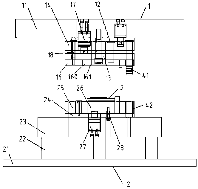 Method for processing exhaust pipe flange and special die thereof