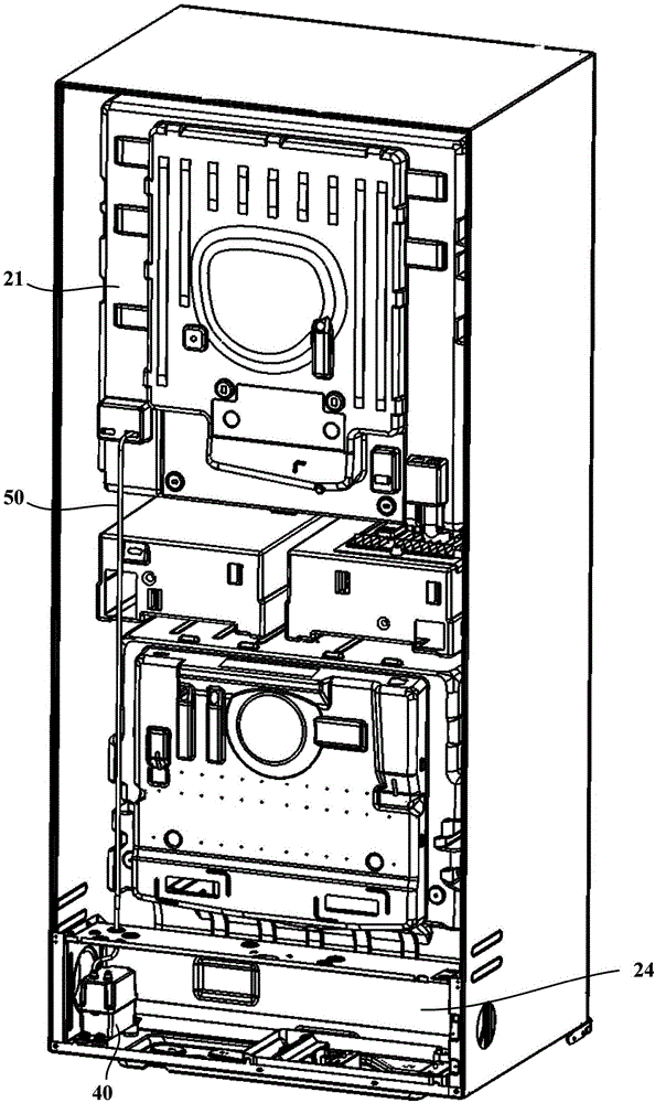 Cold storage refrigerating device