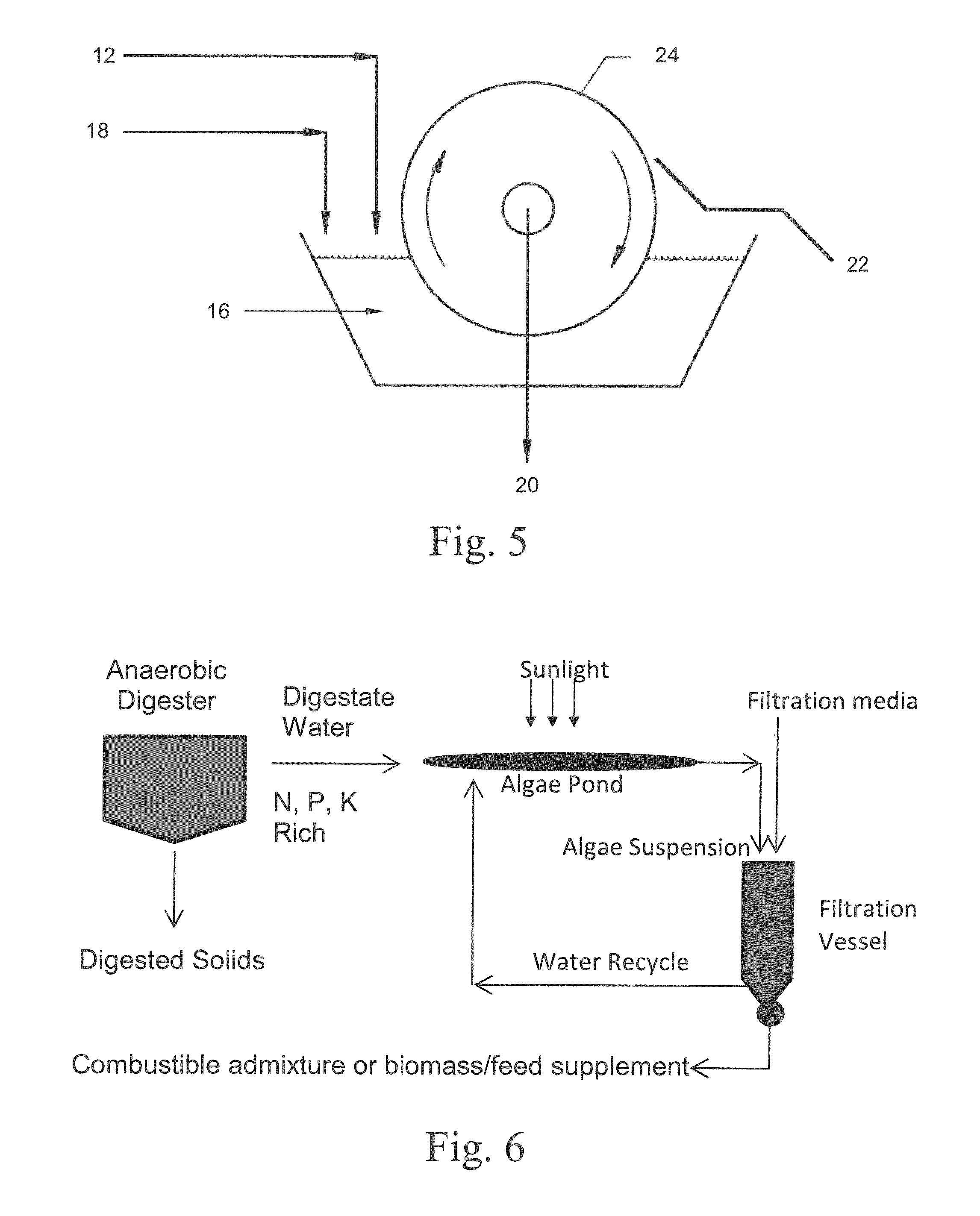 Methods of algae harvesting utilizing a filtering substance and uses therefor