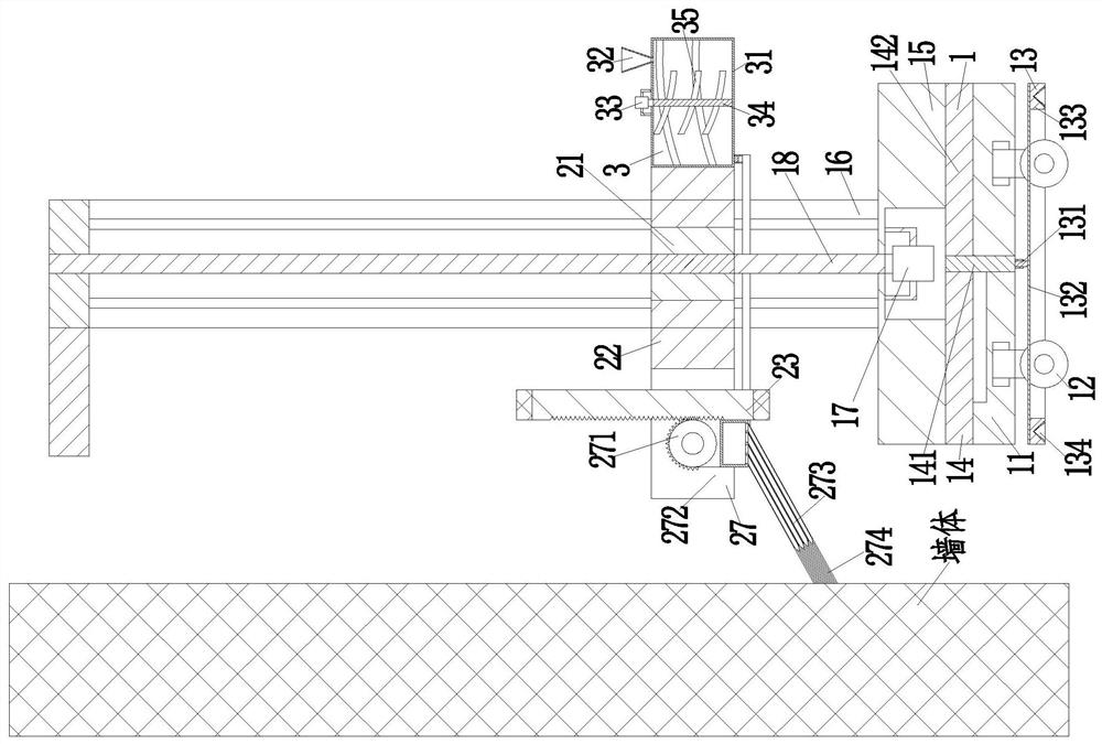 A construction method for building interior wall decoration and decoration