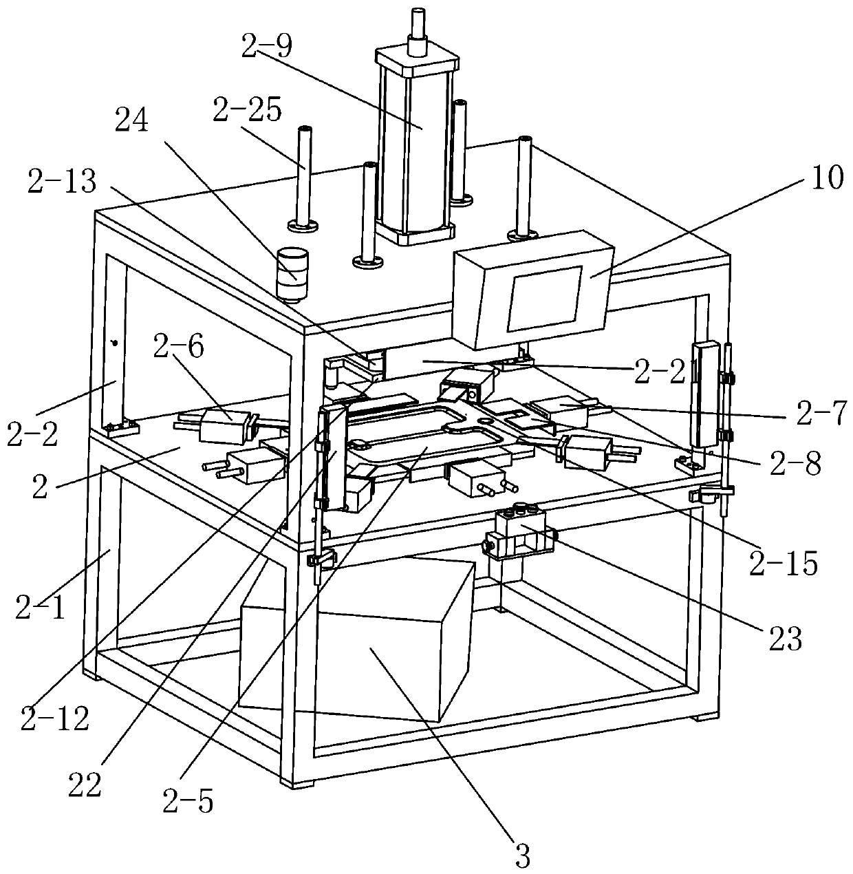 Automatic heat sealing and edge wrapping device for automobile sun visor and preparation method of sun visor