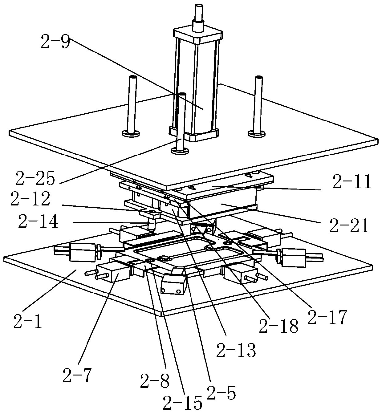 Automatic heat sealing and edge wrapping device for automobile sun visor and preparation method of sun visor