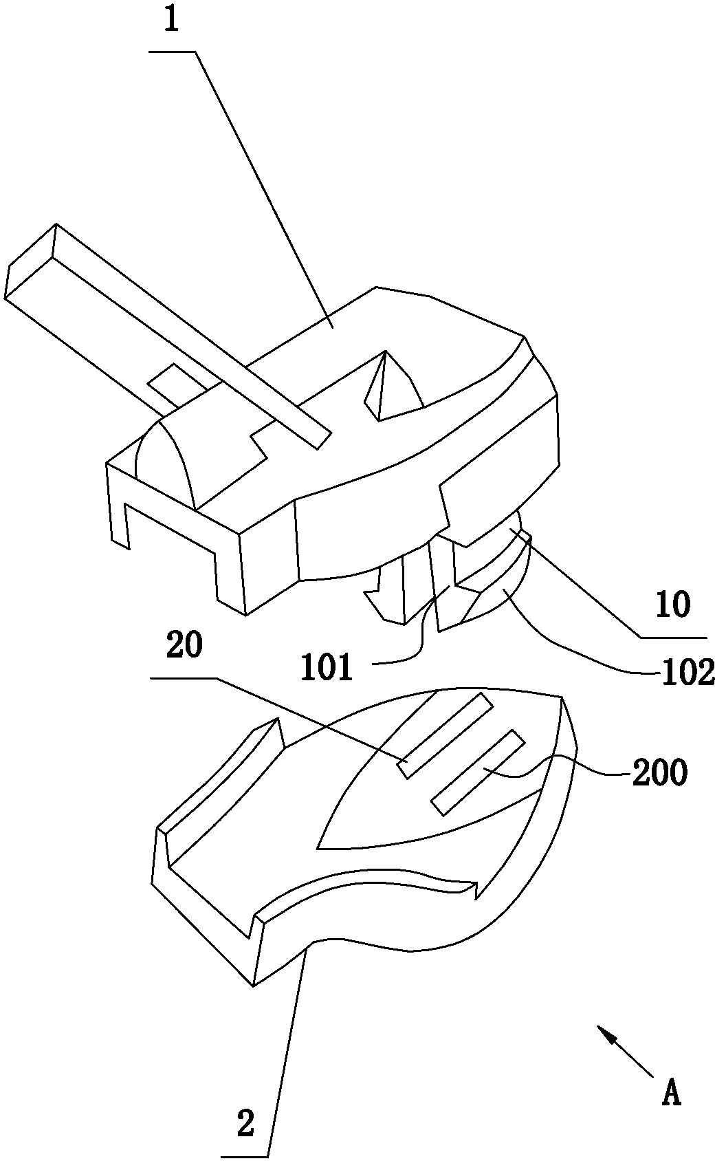 Puller structure convenient to demount and provided with nano-pores in surface for zipper