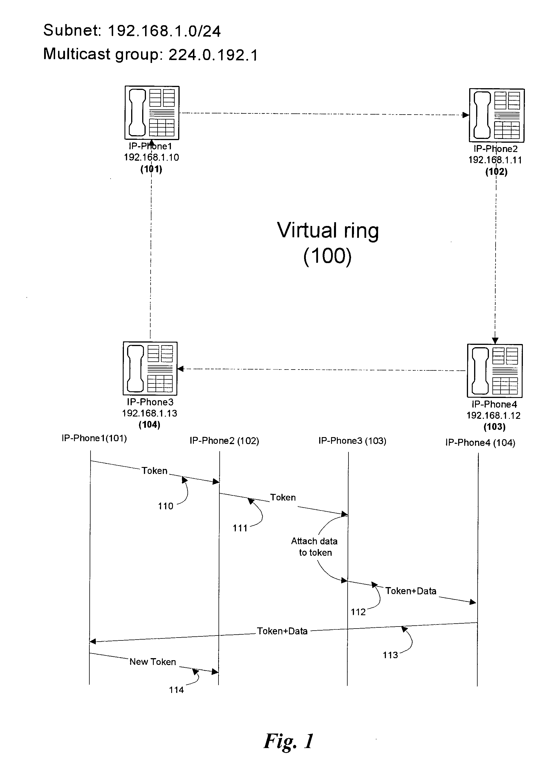 Serverless and switchless internet protocol telephony system and method