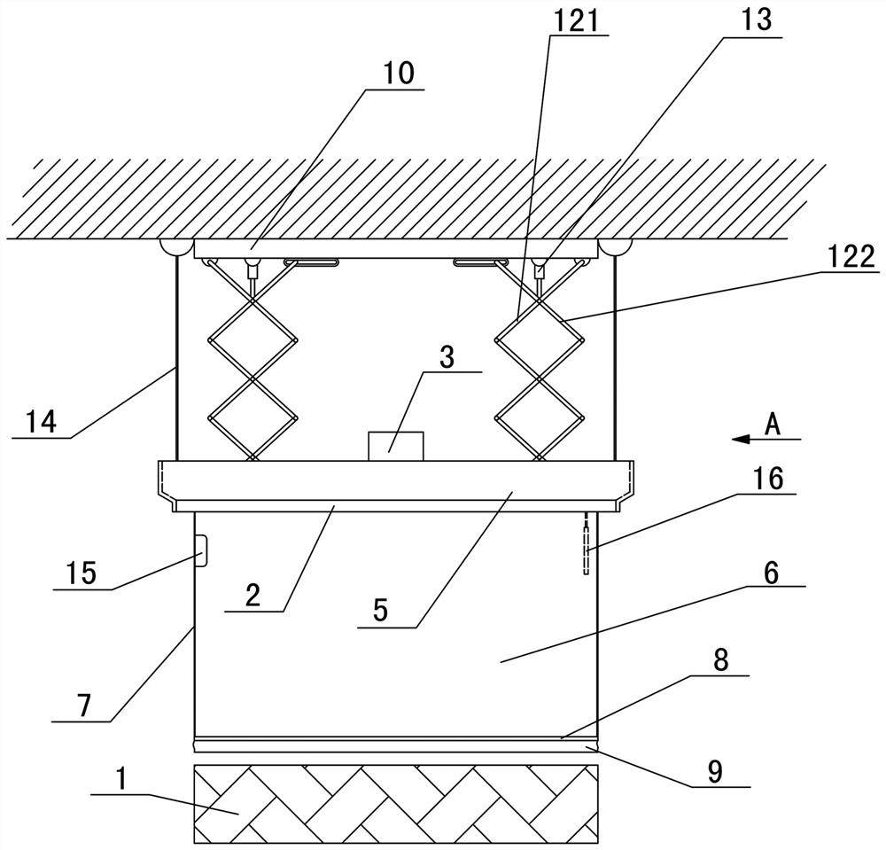 Lifting type bedspread system beneficial to sleep