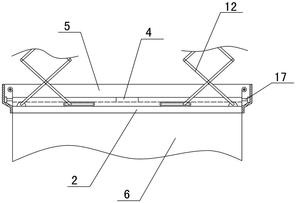 Lifting type bedspread system beneficial to sleep