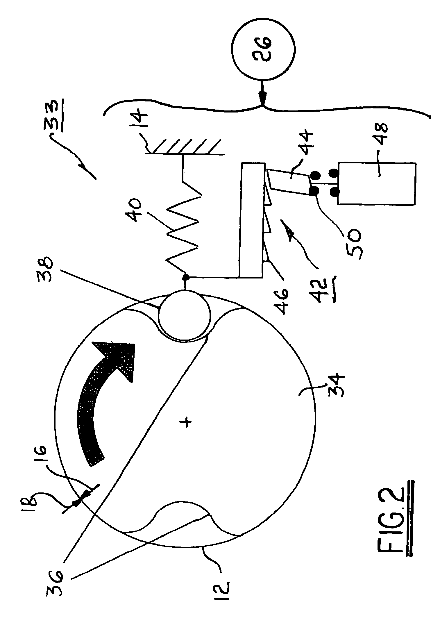 Controlled engine camshaft stopping position