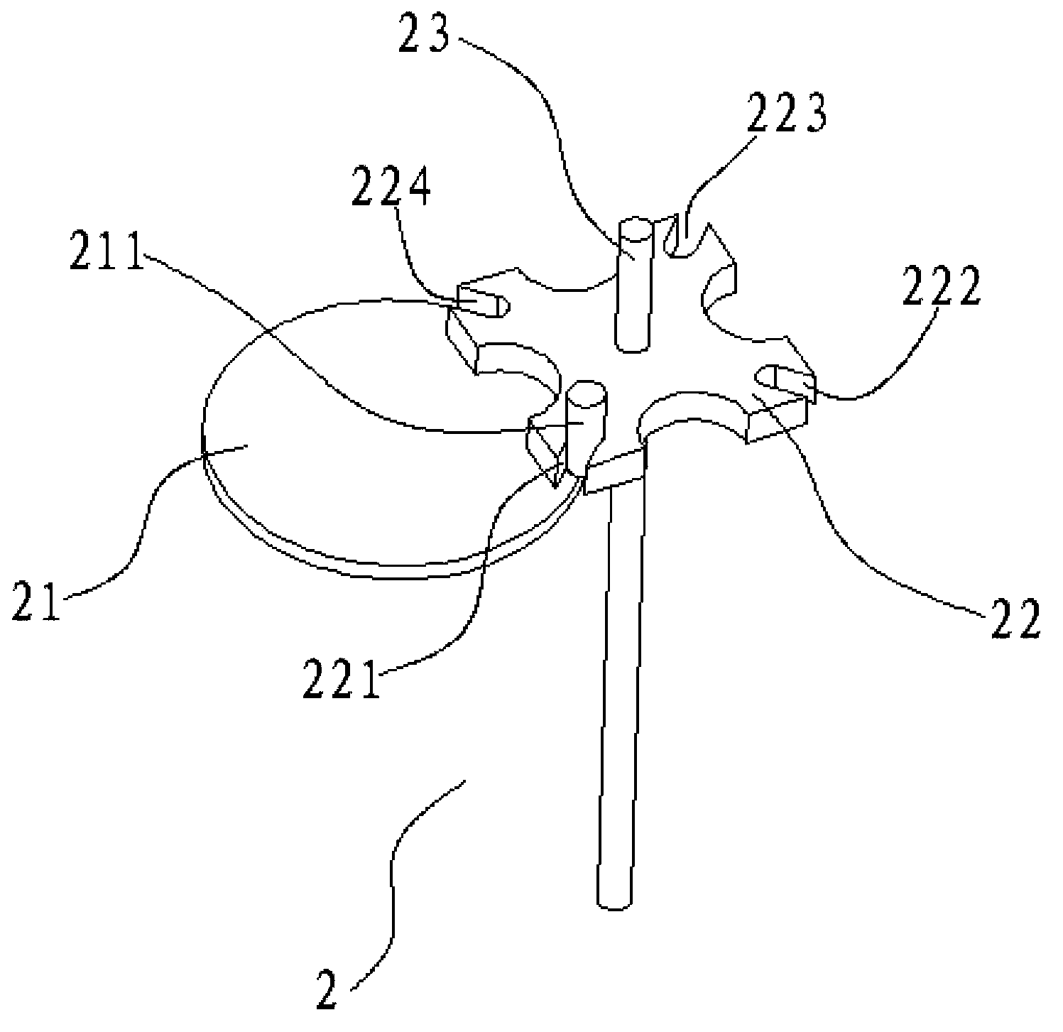 Conveying system capable of realizing automatic positioning of material