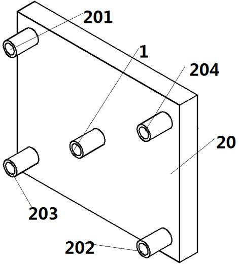 A liquid-cooled plate heat exchanger with variable interval