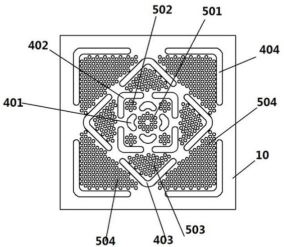 A liquid-cooled plate heat exchanger with variable interval