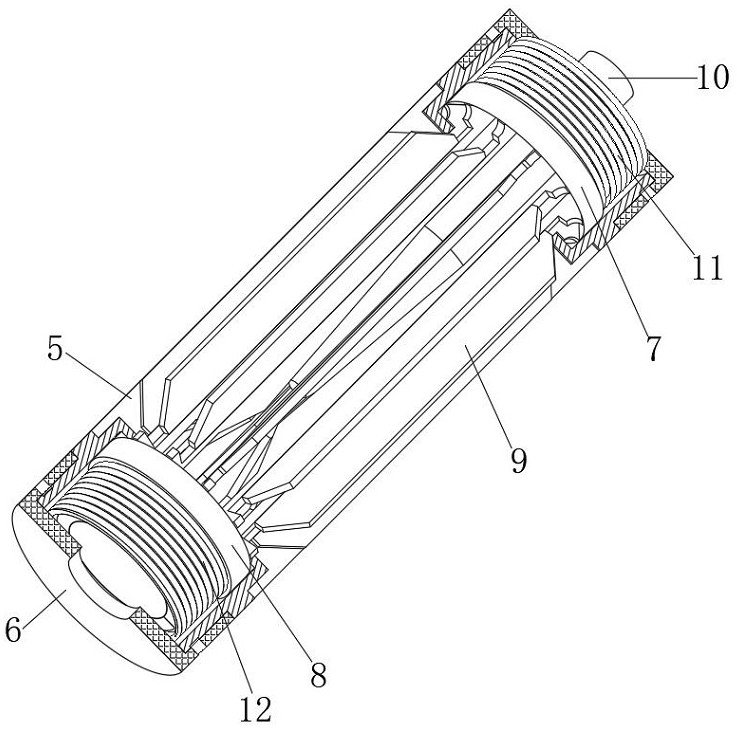 Device for expanding slot wedge in motor stator slot