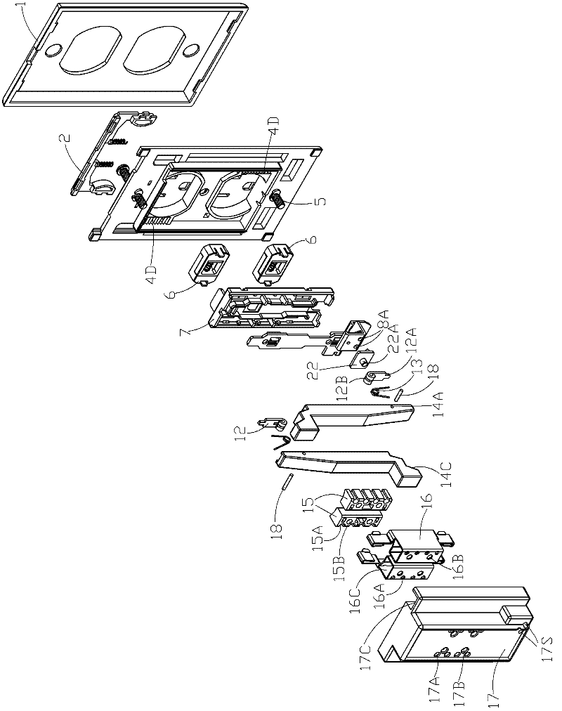 Quick-wire power socket