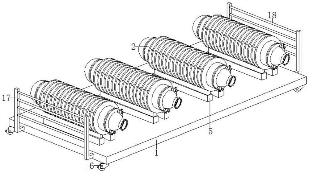 Flexible and convenient solid hydrogen storage device