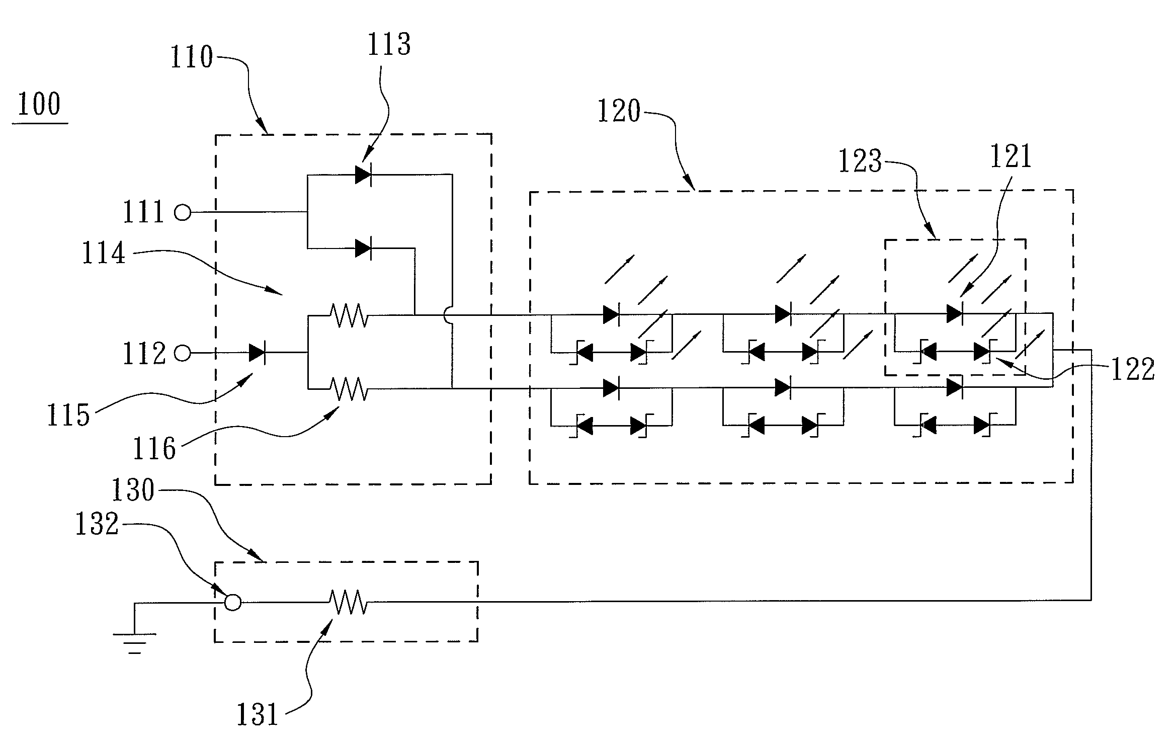 Circuit apparatus of LED vehicle lamp