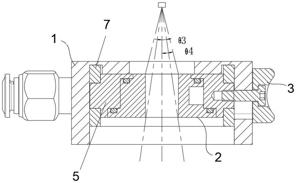 Stray light absorption device