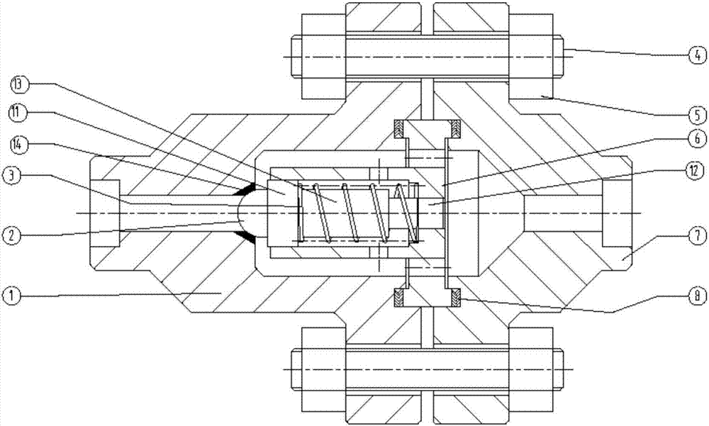 Wear-free spherical check valve