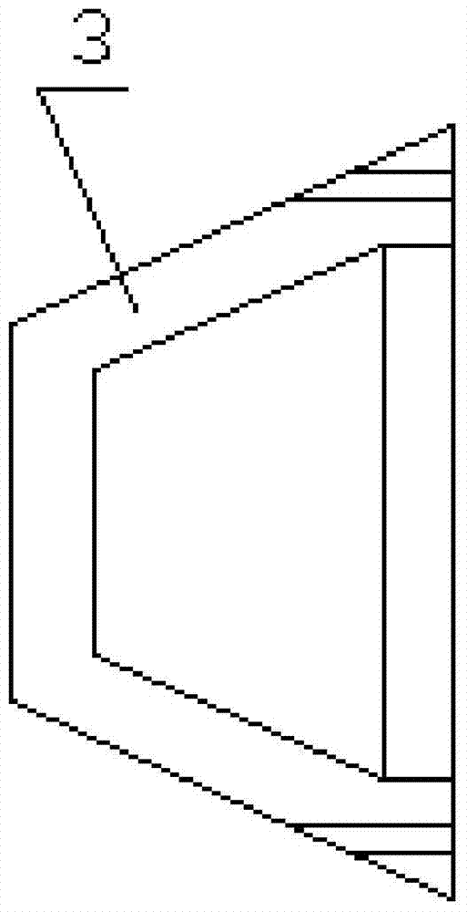 A processing method for opening centripetal slots of titanium alloy and glass fiber reinforced plastic composite conical parts