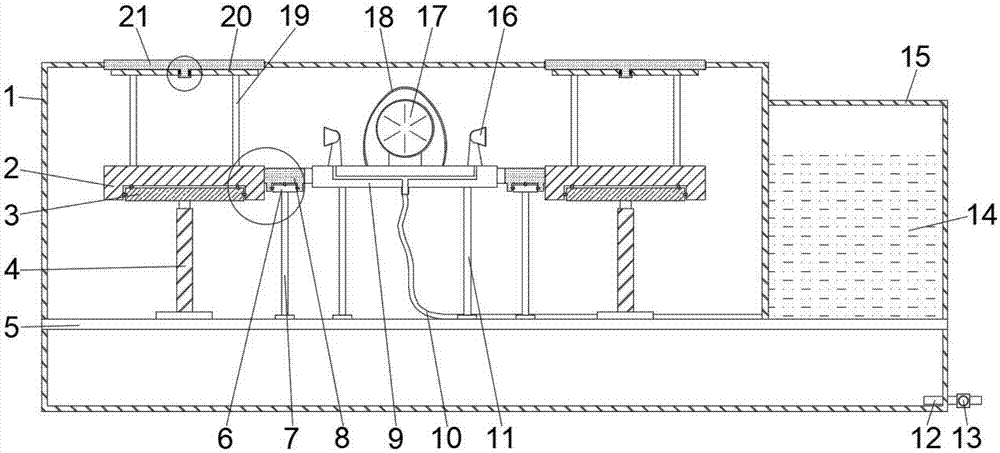 Sterilizing and disinfecting device for medical operation instruments