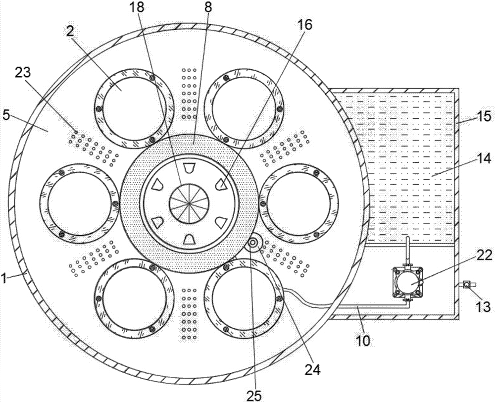 Sterilizing and disinfecting device for medical operation instruments