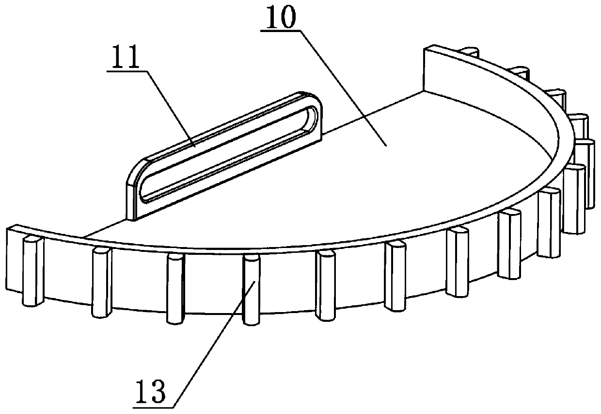 Drying treatment device for lithium battery recovery