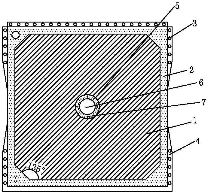 A kind of preparation method of bauxite positive flotation tailings pressure filtration separation filter cloth