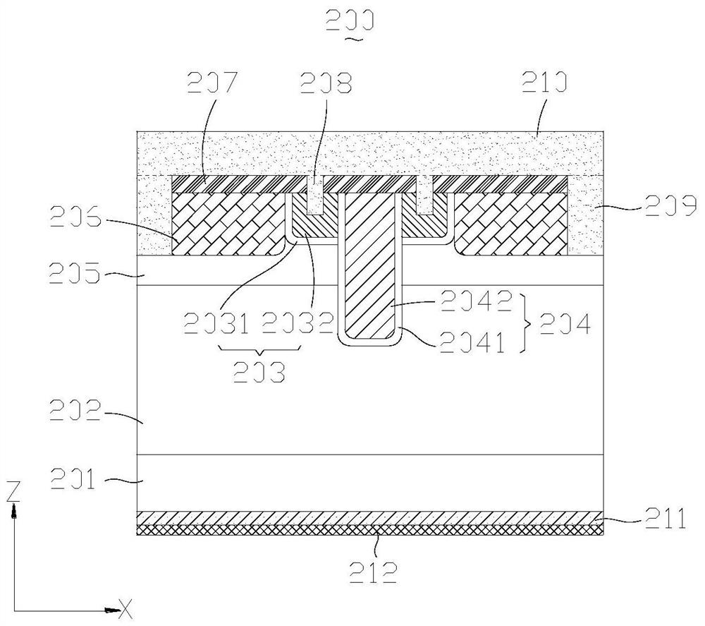 Cell structure of trench gate IGBT, preparation method thereof, and trench gate IGBT