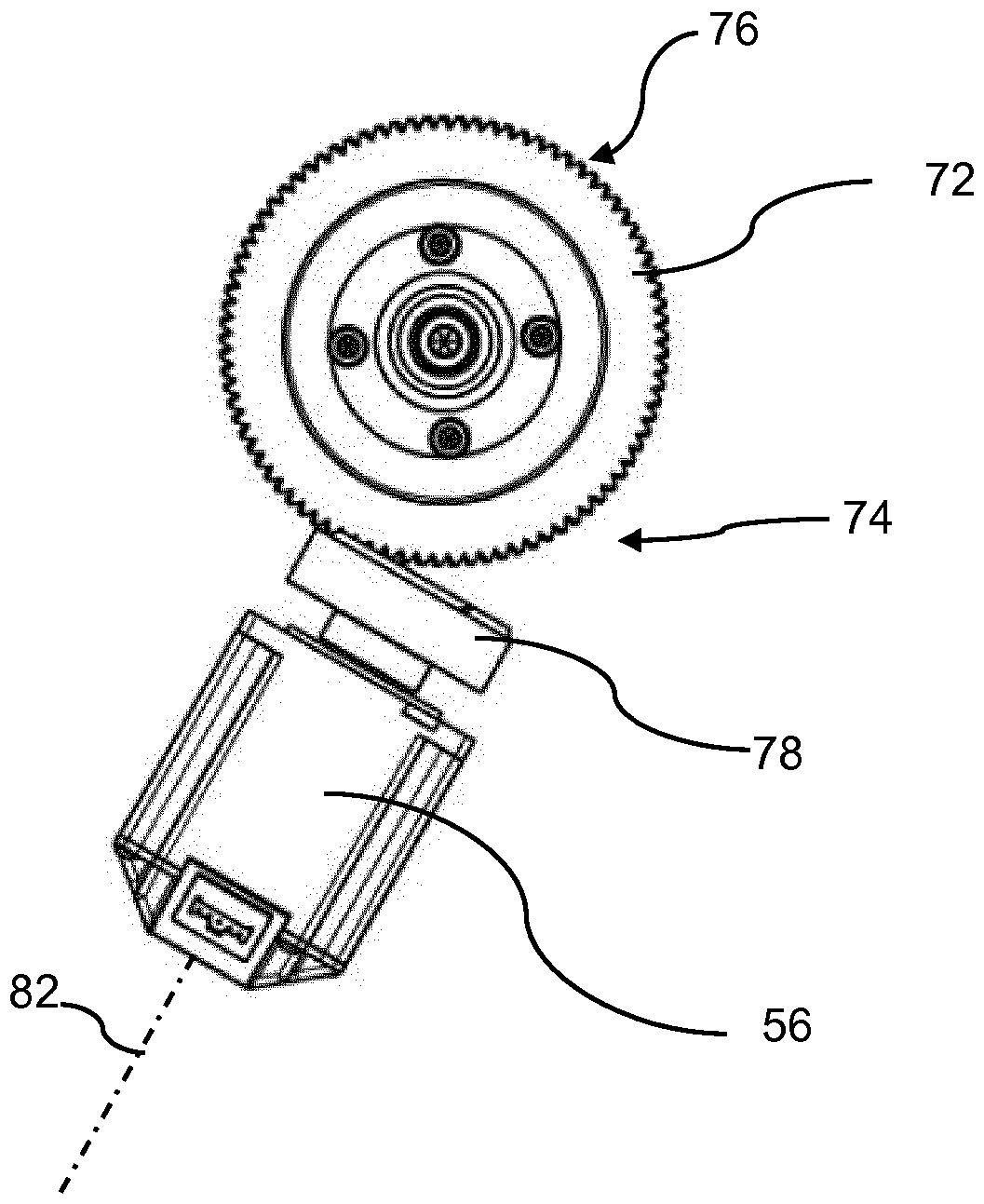 Winding device with support roller and pressing force-regulating device, and thread processing machine