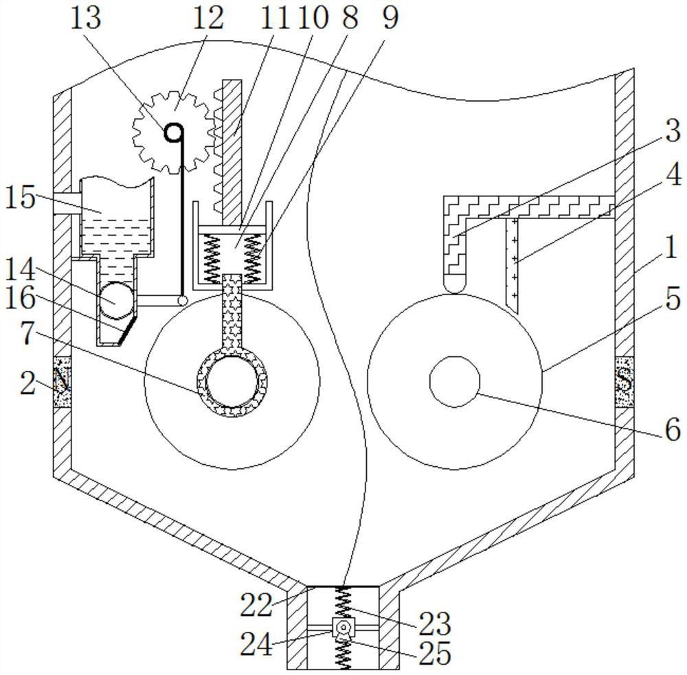 Automatic cooling ceramic raw material crusher