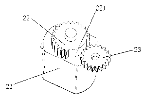 Driving device of anti-theft lock