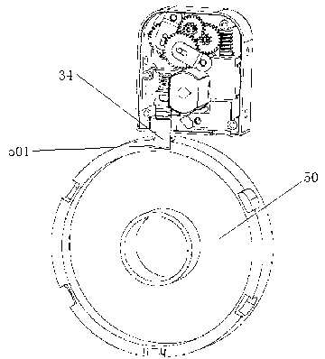 Driving device of anti-theft lock