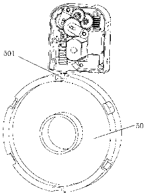 Driving device of anti-theft lock