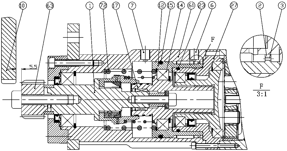 Gear propulsion device for pneumatic motor