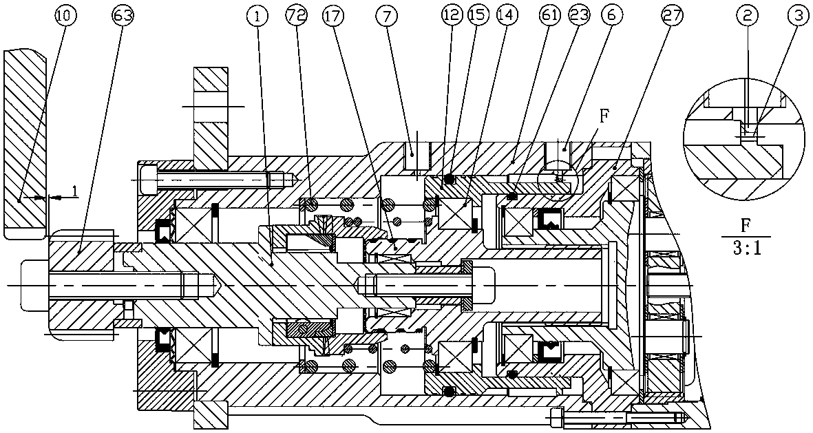 Gear propulsion device for pneumatic motor