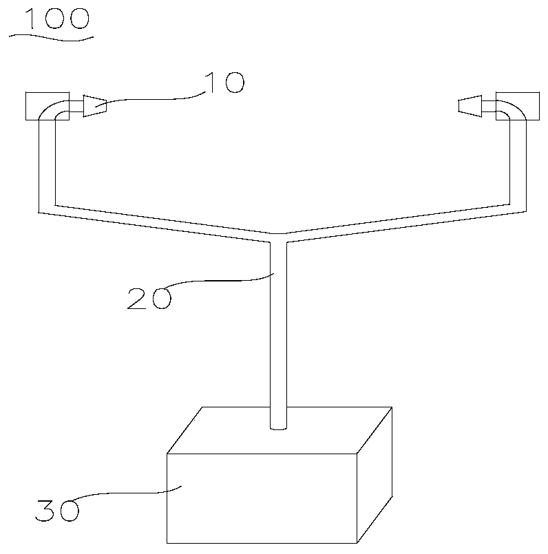 Air duct earphone, electronic equipment and its wireless communication system