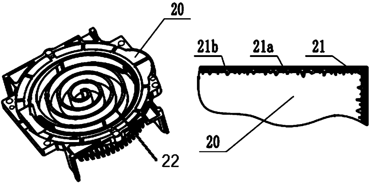 Composite coating on aluminum workpiece surface and application thereof