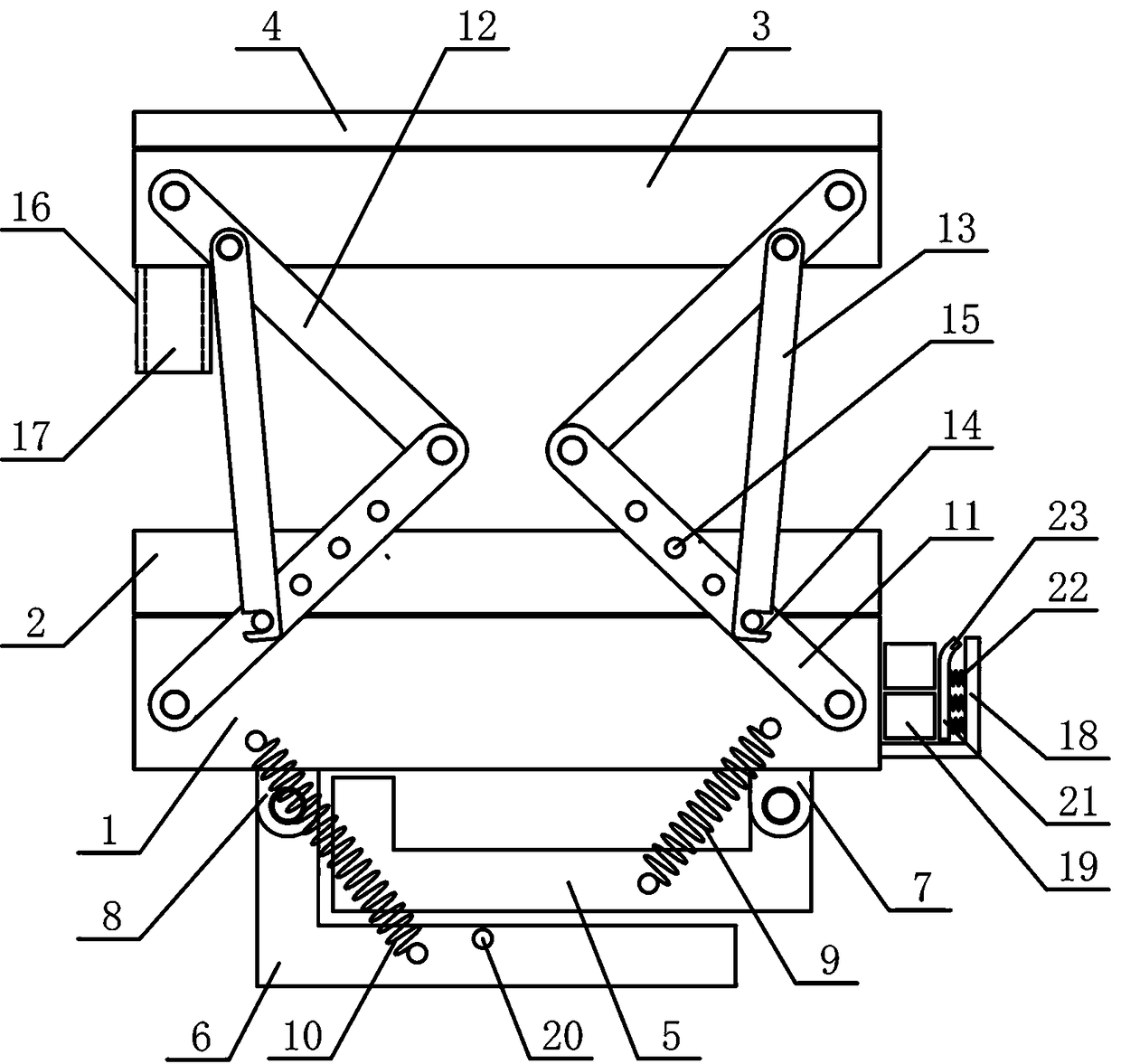 Aluminum alloy folding stool