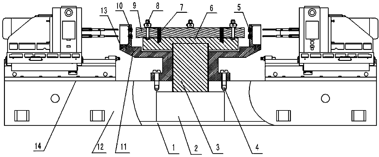 Multi-head drilling equipment comprising rotary table