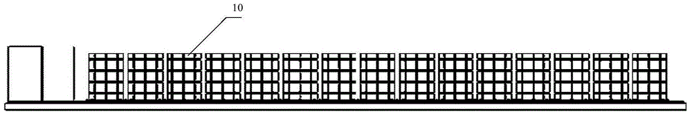 Fixing system of cargo transporting carriage and cargo transporting carriage