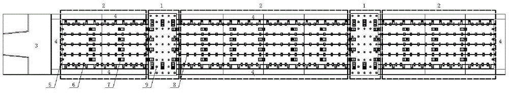 Fixing system of cargo transporting carriage and cargo transporting carriage