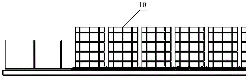 Fixing system of cargo transporting carriage and cargo transporting carriage