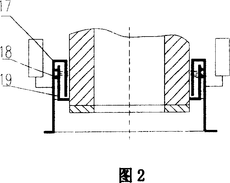 Work piece sealing transfer device of vertical heating treatment production line