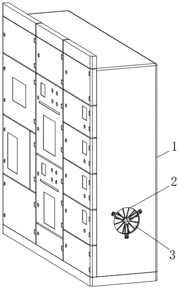 Fixed armored drawer type vacuum high-voltage switch cabinet