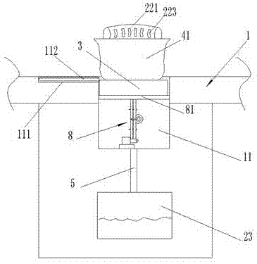 Hot pot table capable of reducing oil fume