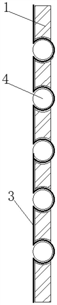 A kind of spore-like bulging filter plate for filtering gas suspended matter