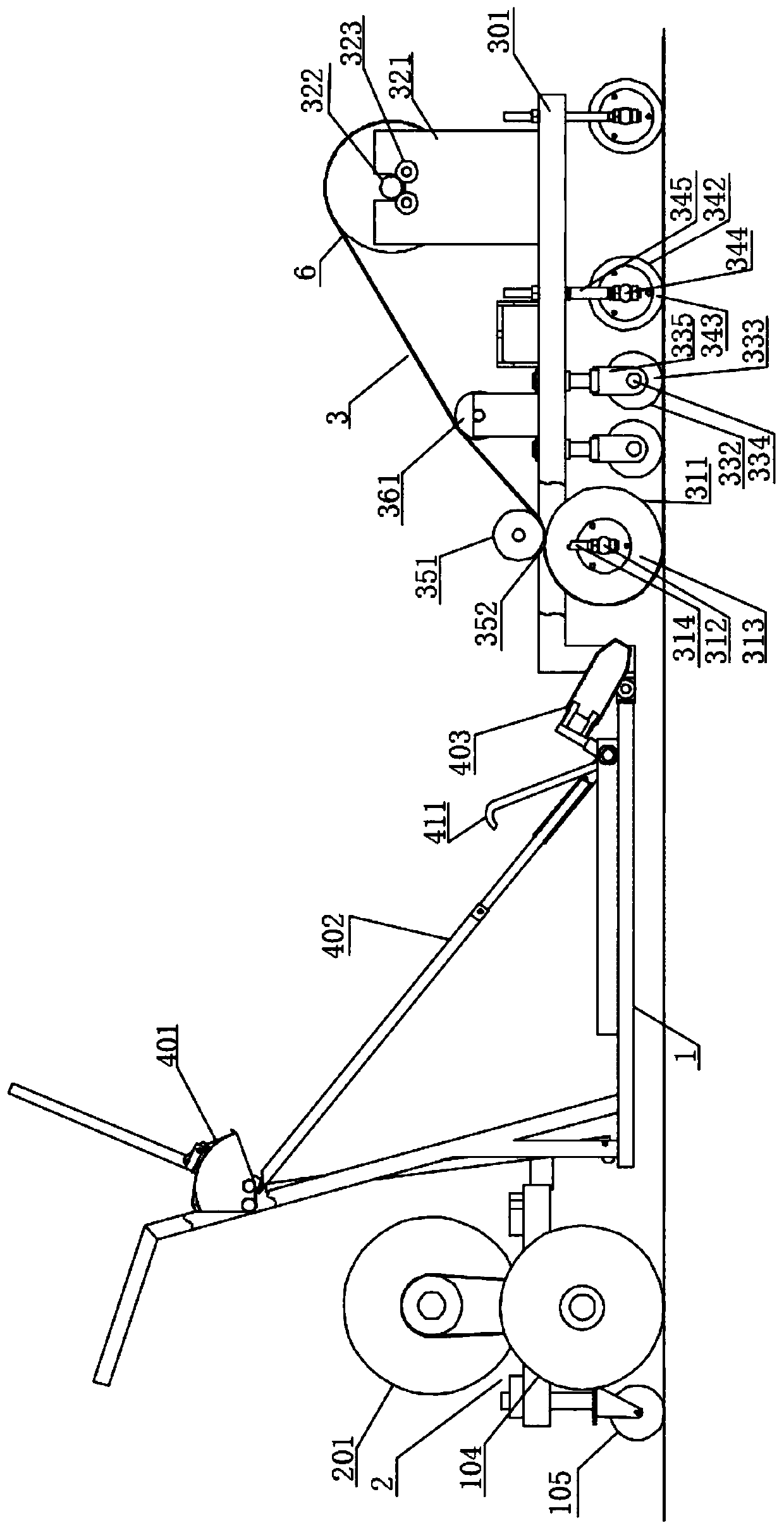 A small coil automatic spreading vehicle and a coil spreading method