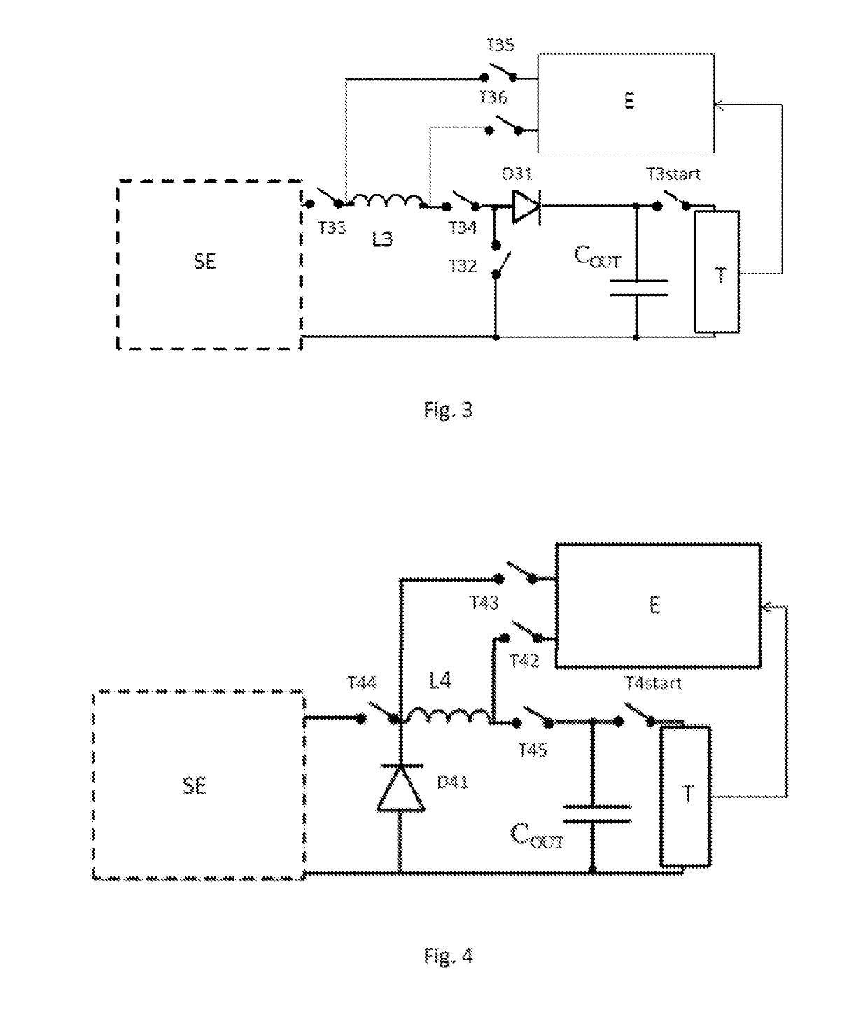 Pooling of an antenna and of a converter for supplying power to an electronic circuit