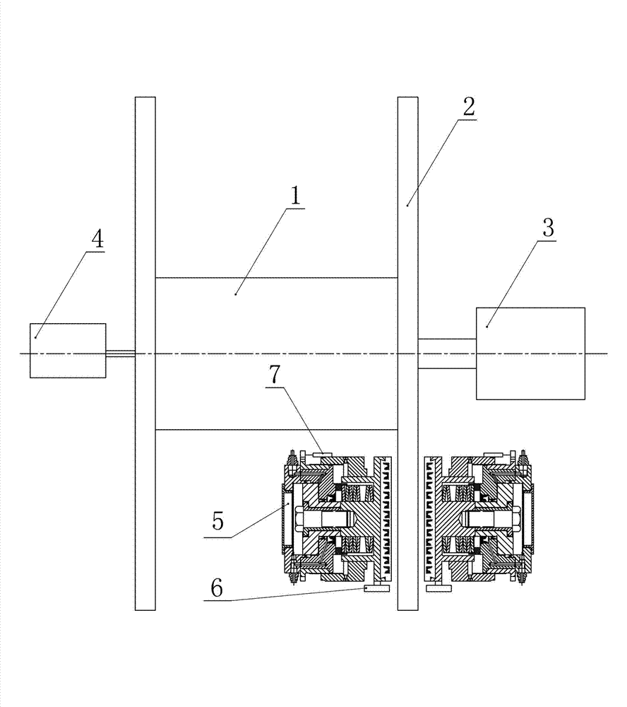 Device for detecting brake performance of disk damper brake of friction type elevator