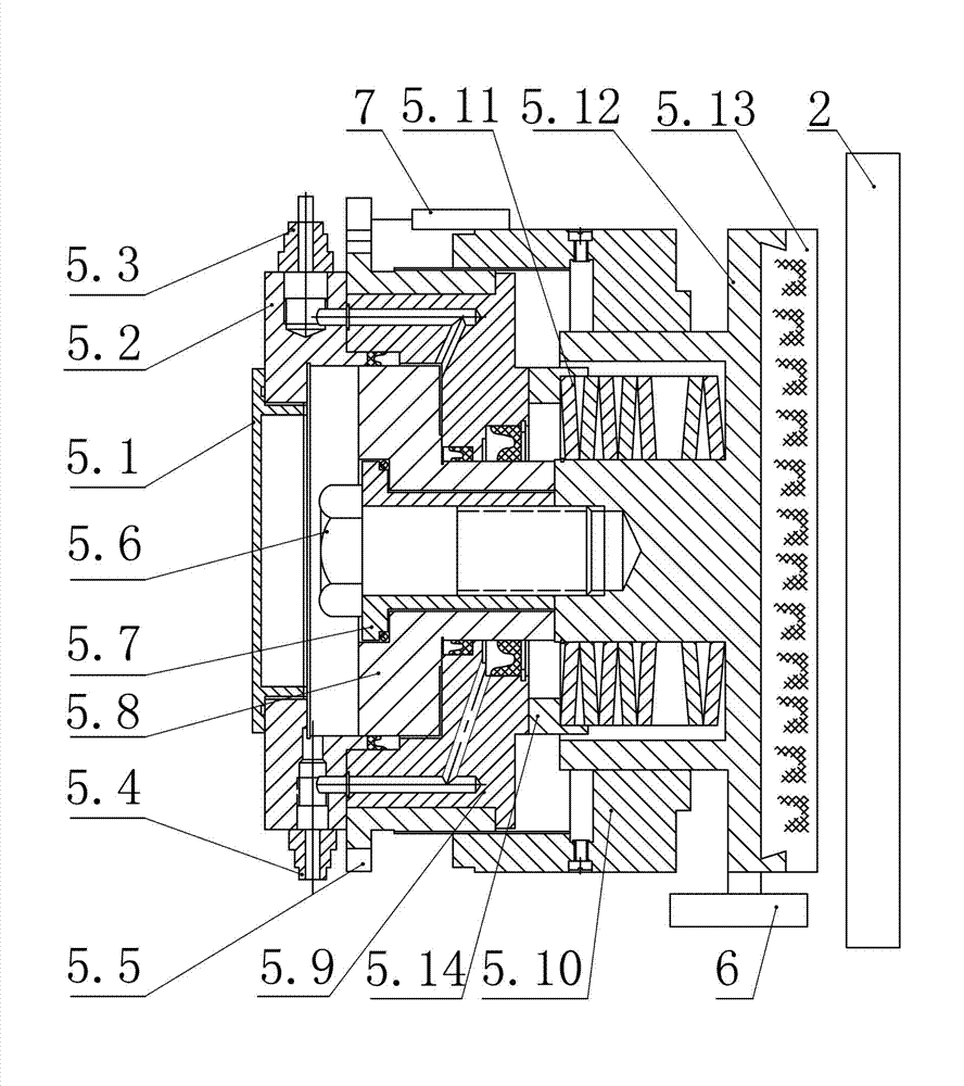 Device for detecting brake performance of disk damper brake of friction type elevator