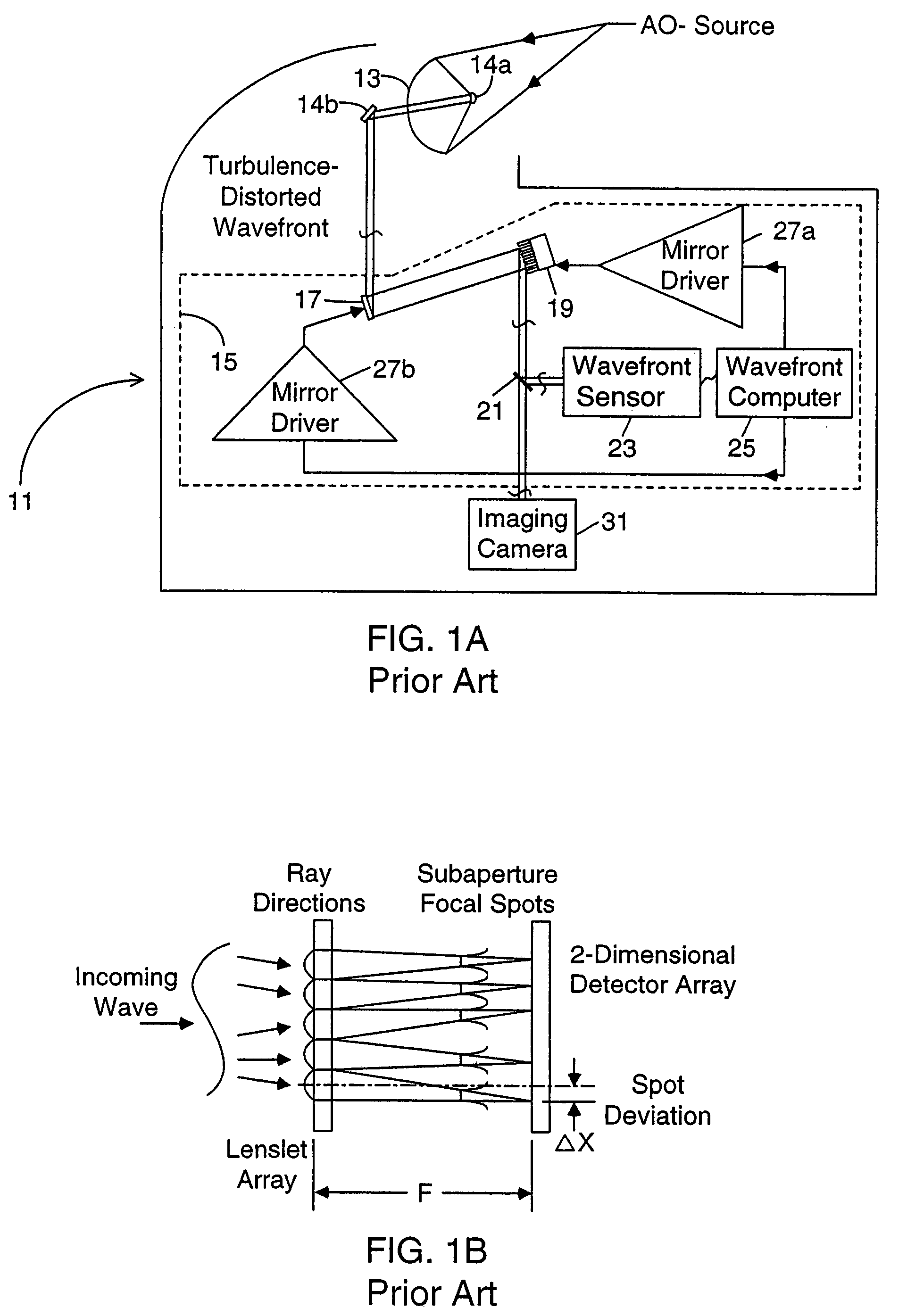 Optical instrument employing a wavefront sensor capable of coarse and fine phase measurement capabilities during first and second modes of operation